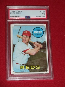 1969 Topps Pete Rose PSA 7 NM #120 Beautiful Card Check out Others - Picture 1 of 2