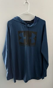 Under Armour Maglione Uomo Più Lungo con Cappuccio Più Accendino Blu XL 1331609 - Foto 1 di 7