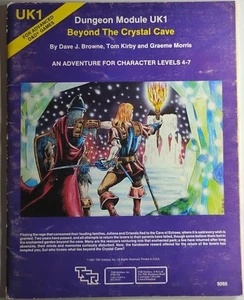 Advanced Dungeon & Dragons Modul UK1 Beyond the Crystal Cave 1983 TSR 9066 - Bild 1 von 2
