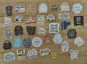 Stickers with Motivation Messages - Lot of 50 - Picture 1 of 3