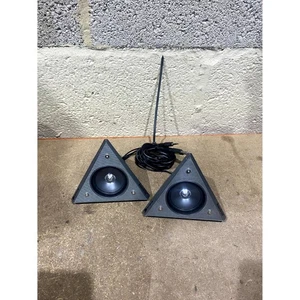 Paar KWorld Space DP0400u Dark Pyramid Lautsprecher grau USB betrieben 2,5" Treiber - Bild 1 von 9