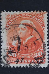 CANADÁ 20 CENTAVOS #46 CANCELADO - Imagen 1 de 2