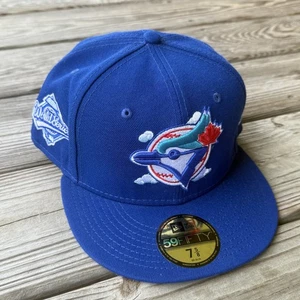 Exklusive New Era Toronto Blue Jays Mütze 1993 World Series Seitenaufnäher 7 5/8 - Bild 1 von 7