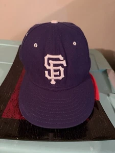 Herrenmütze San Francisco Giants New Era lila lavendel 59FIFTY 7 1/2 tailliert - Bild 1 von 3
