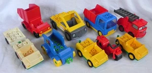 Lego Duplo Auto Assortite Camion e Moto, 9 Veicoli Totali, VG - Foto 1 di 20