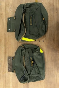 Borsa vintage Karrimor anteriore doppia borsa Silverguard anni 70 80 verde - Foto 1 di 8