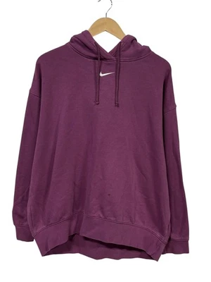 Sudadera con capucha Nike púrpura Center Swoosh talla grande Foto 1 de 3