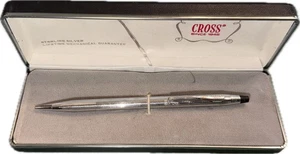 Vintage Cross Century Sterling Silver Mechanical Pencil With Case Writing As Is - Picture 1 of 7