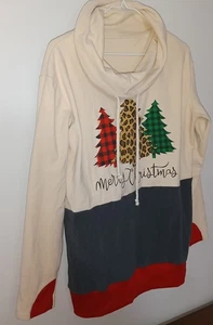 Sudadera para mujer Feliz Navidad cuello capucha talla M sin marca - Imagen 1 de 4