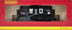 Hornby R6360A 20 Ton Tank Wagon 341 in War Department WD Ammonia Black Livery - Picture 1 of 2