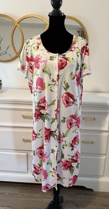 Ekouaer Mujer Lg Casa Vestido Abrigo Plumero Salón Camisón Súper Suave - Imagen 1 de 8