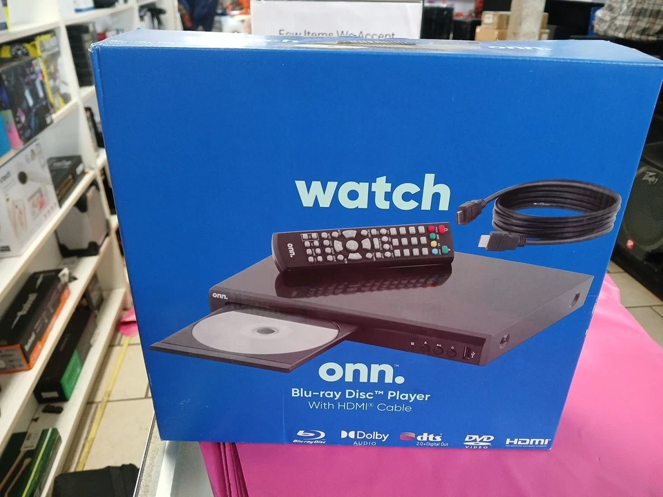 Tested WORKS ONN 100093892 DVD Player w/ TTS No Remote Compact Travel Black