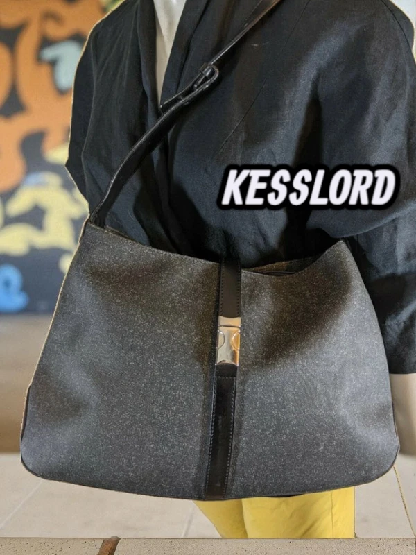 Kesslord Paris  Superbe sac à main gris et noir - Photo 1/4
