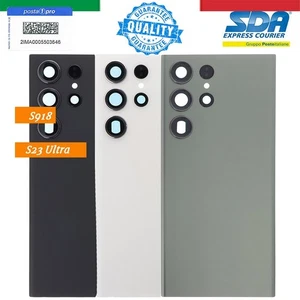 BACK COVER SCHALE GLAS RÜCKSEITE BATTERIEABDECKUNG SAMSUNG GALAXY S23 ULTRA S918 - Bild 1 von 6