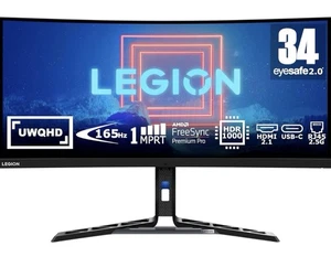 Lenovo Legion Y34wz-30 | 34” WQHD Gaming Monitor | 3440 x 1440 | 180Hz - Photo 1/9