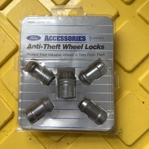 Ford Escape Lincoln MKZ Ranger Anti-Theft Wheel Lock Lug Nut Kit F6SZ-1A043-AA - Picture 1 of 5
