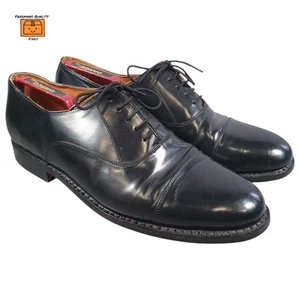 Samuel Windsor Herren Oxford Schuhe Schwarz Leder Formell Elegant Schnürschuhe (UK 13) - Bild 1 von 15