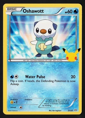 Oshawott 21/25 McDonald's Celebrations 2021 - Pokémon TCG - Image 1 of 2