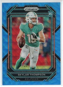 2022 Panini Prizm Skylar Thompson #354 Blue Wave Prizm RC  /199 - Picture 1 of 2