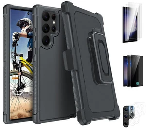 Per Samsung Galaxy S23 & S22 custodia armatura clip da cintura ultra protezione schermo - Foto 1 di 34