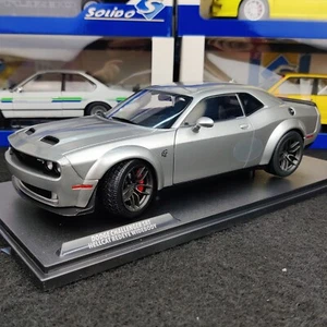 SOLIDO DODGE CHALLENGER SRT HELLCAT REDEYE WIDEBODY TRIPLE NICKEL 2023 1:18 NEUF - Photo 1/13