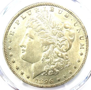 1896-O Morgan Silver Dollar $1 Coin - Certified PCGS AU55 - Rare Date in AU55 - Picture 1 of 4