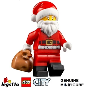 LEGO CITY - Santa Claus Christmas minifigure NEW with Sack HOL253 from 10339 - Picture 1 of 9