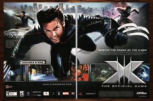 X Man 3 the Offical Game - 2 Page Video Game Print Ad / Poster Promo Art 2006 - Picture 1 of 5