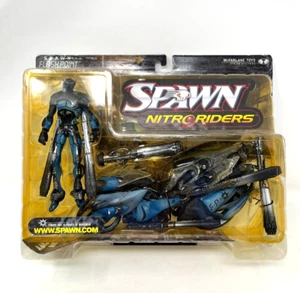 Spawn Nitro Riders Figure Series 16 Flash Point 1999 McFarlane Toys New in Box - Picture 1 of 3