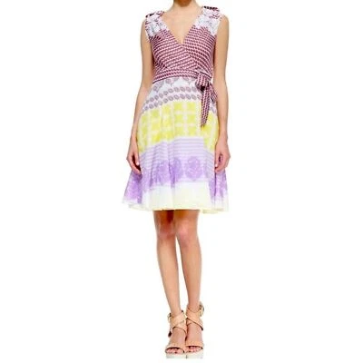 Vestido envolvente de seda cachemir Diane von Furstenberg talla 10 Foto 1 de 4