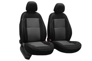 Fundas de asiento fundas protectoras fundas de asiento delantero gris Erjot para Peugeot 405 I (15B) - Imagen 1 de 2