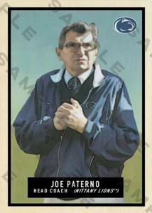 Joe Paterno Custom Art Football Card 1951 Topps Magic Design Penn State - Picture 1 of 1
