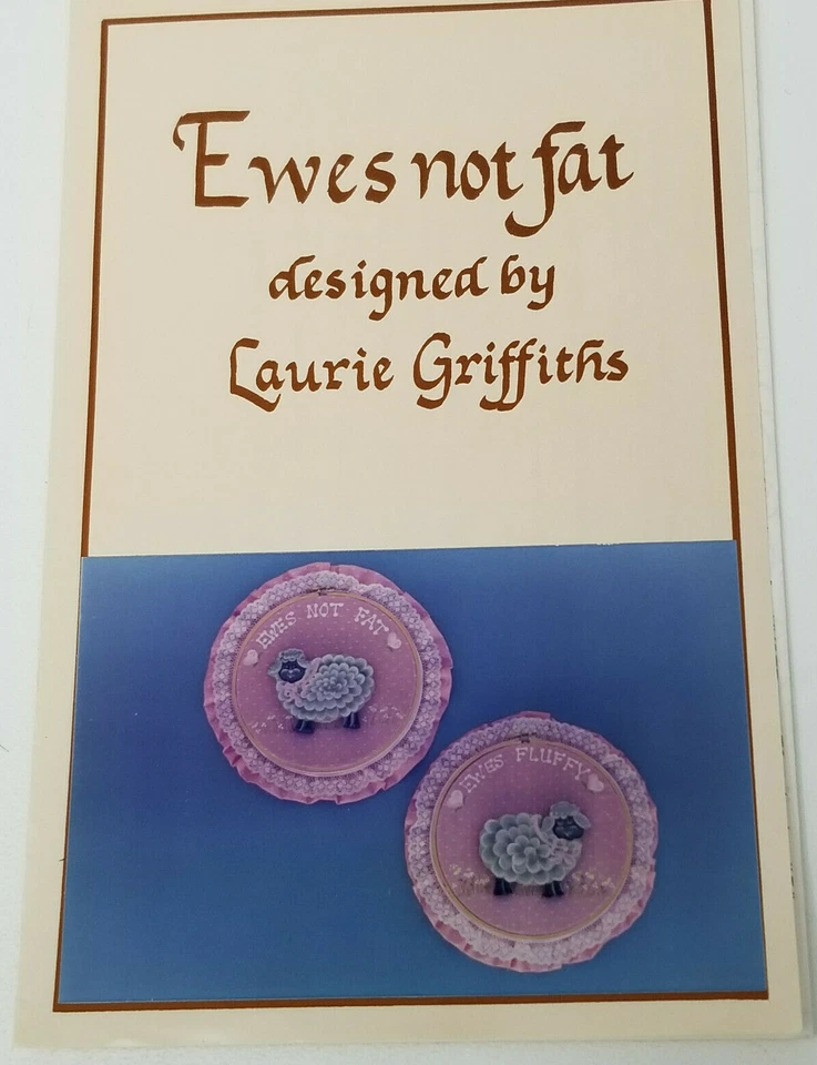 Ewes Not Fat by Laurie Griffiths Pattern Vintage - Image 1 of 4