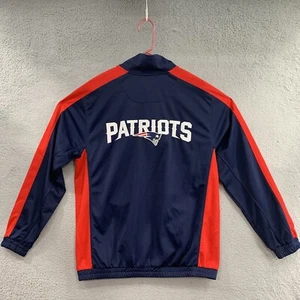 New England Patriots NFL Football Zip Up Basic Sweatshirt Sweater Jacket Men’s L - Picture 1 of 15