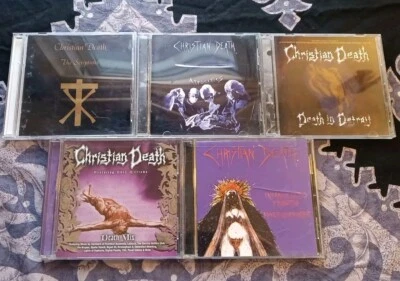 Christian Death 5 CD Lot The Scriptures Atrocities Death Mix Death In Detroit ++ - Image 1 of 4