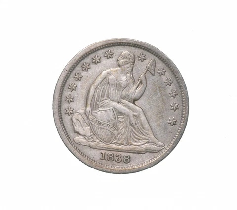 1838 Seated Liberty Dime *2661 Cover