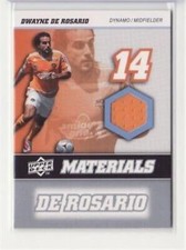2008 Upper Deck MLS Materials #MM8 Dwayne De Rosario Jersey DeRosario - Flat S/H