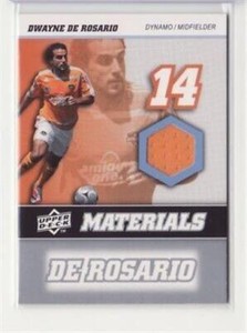 2008 Upper Deck MLS Materials #MM8 Dwayne De Rosario Jersey DeRosario - Flat S/H