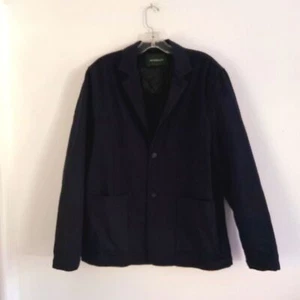Knickerbocker Cotton Blend Front Pockets Navy Jacket Blazer - Picture 1 of 7