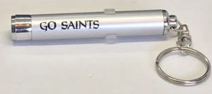 New Orleans Saints / Chevron “Who Dat” Logo Projection Flashlight Key Chain - Picture 1 of 3