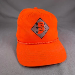 Indot Is Committed To Safety Hat Men OS Orange Snapback Cap Road Work Otto - Bild 1 von 11