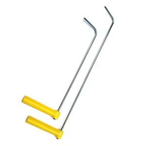 Kit de herramientas extractor de abolladuras sin pintura de 2 piezas varillas giratorias varillas de reparación de abolladuras, herramientas de gancho - Imagen 1 de 7