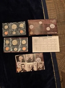 1985 United States Mint Uncirculated Coin Set - Picture 1 of 3