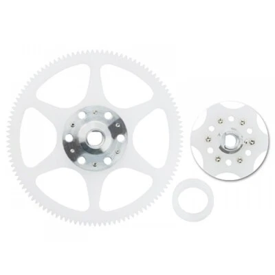 Microheli CNC Delrin Main Gear W/ Hub Set - BLADE 130X - Image 1 of 3