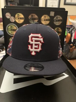 San Francisco Giants New Era 9Fifty “MLB Flag Mesh” Collection Snapback Hat - Image 1 of 4