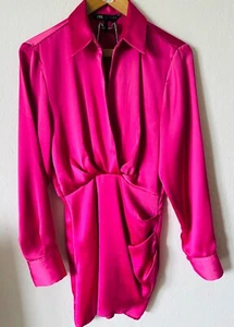 Vestido ZARA color rosa EU talla XS - Imagen 1 de 7