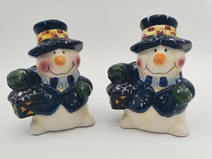 Vintage Snowman Salt and Pepper shakers - Picture 1 of 9
