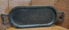 Hammered Cast Iron Paula Dean Oval Grill Pan 19.5 Very Heavy!
