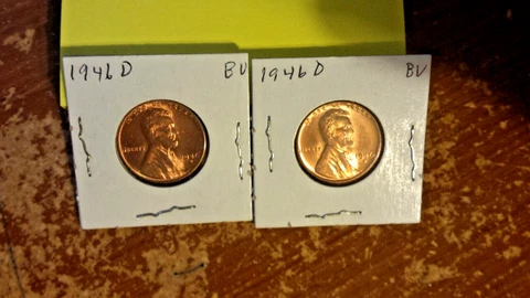 1946D BU CENTS HIGH GRADE --BEAUTIFUL IN STORAGE FOR 40 YEARS-REAL GEMS Cover