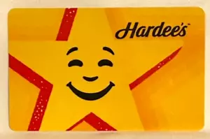 Hardee's Fast Food Happy Smiling Sunny Yellow Star 2024 Gift Card - Picture 1 of 1